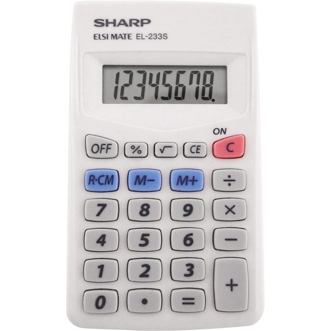 Sharp Electronics Calc Handheld 8DGT SHREL233SB