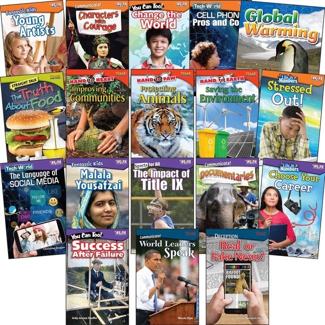 Teacher Created Materials / Shell Education Book Sel GR4-5 18-BOOK Set SHL121686