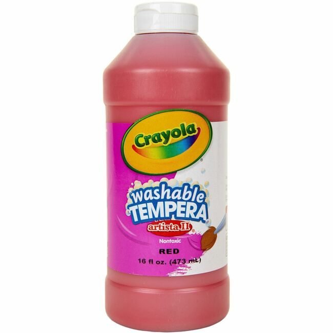 Crayola LLC Paint Tempra Allprp 16OZ Red CYO54-3115-038