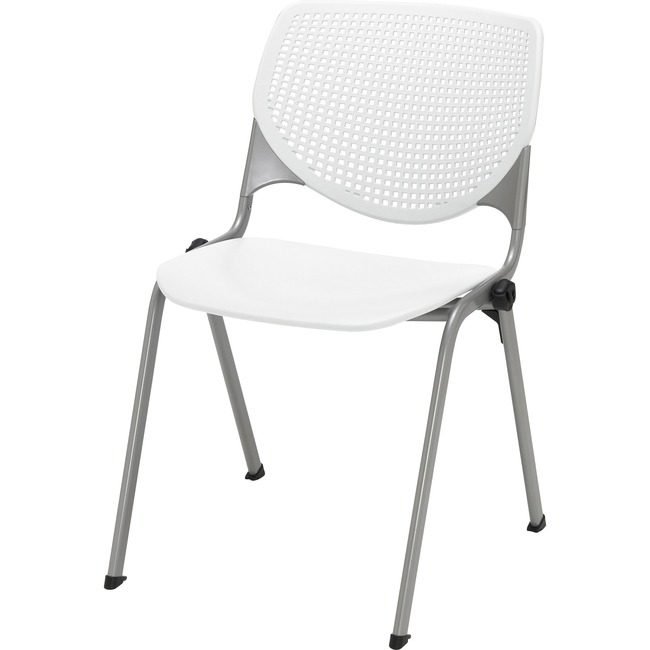 KFI Seating Polyprop Stack Chair White KFI2300SLP08