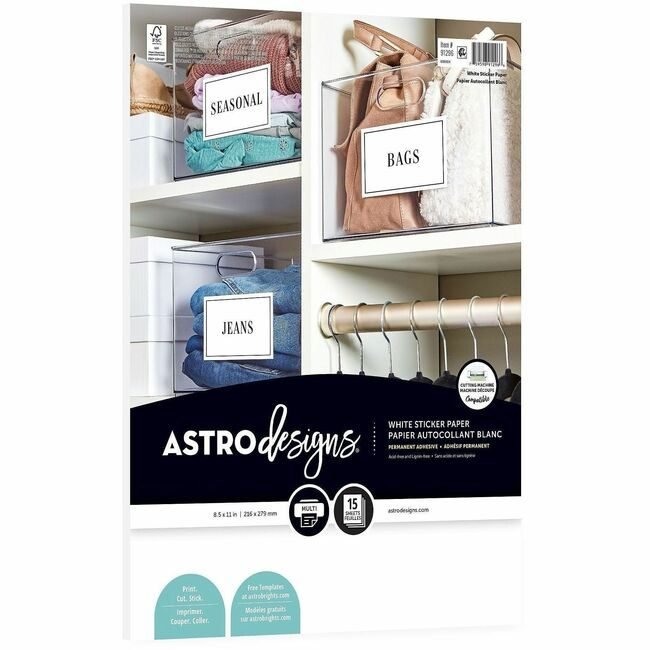 Neenah Paper, Inc. Astrobrights Ad Sticker 15SH WAU9129601