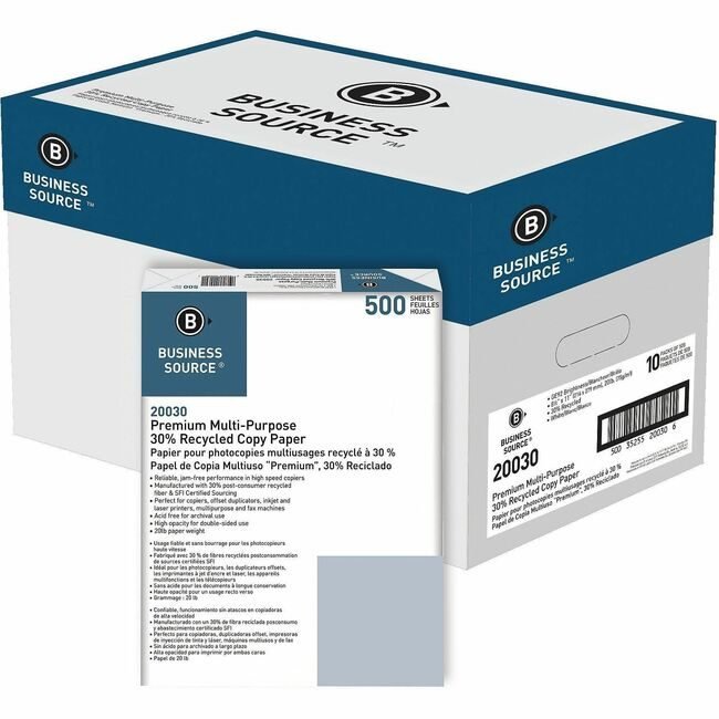 Business Source Paper 30% RECYCLED 11" BSN20030