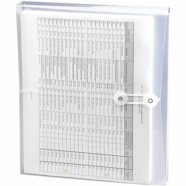 Smead Manufacturing Co. Envelope Poly Side Load Clear SMD89521