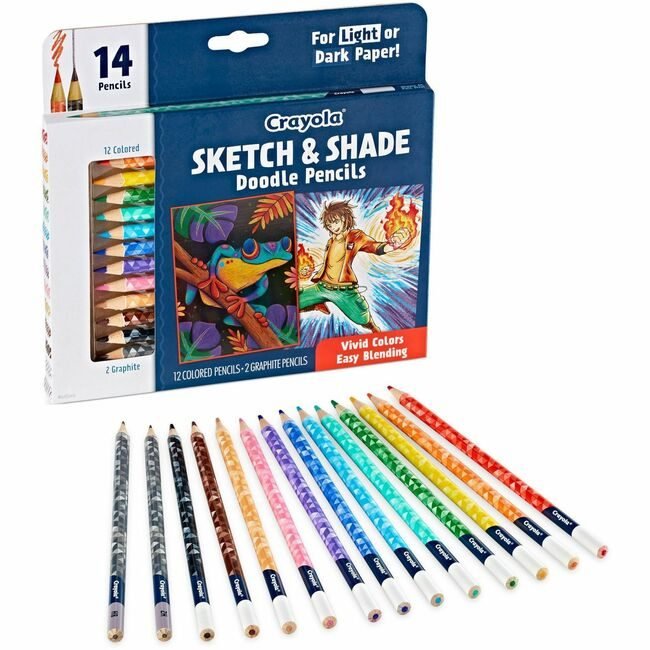 Crayola LLC Pcl 14 Count Sketch/Shade CYO682116