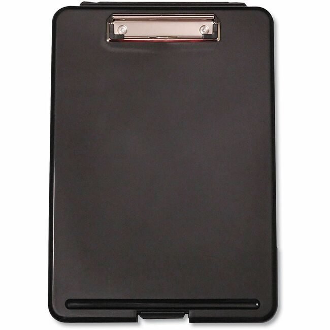 Universal Office Products Clipboard Box Flip-Up Black UNV40318