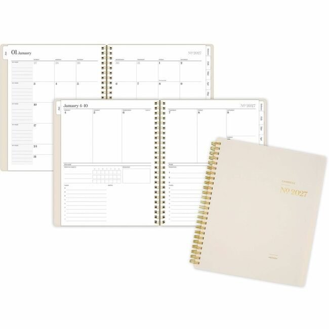 ACCO Brands AT-A-GLANCE Planner Ws Wm Medium Champagne AAG160680544