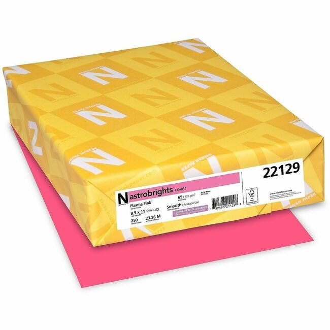 Neenah Paper, Inc. Astrobrights Astrobrt 65# Plsma Pk WAU22129
