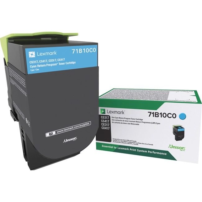 Lexmark International Crtdg CS/X317/417/517 CYN LEX71B10C0