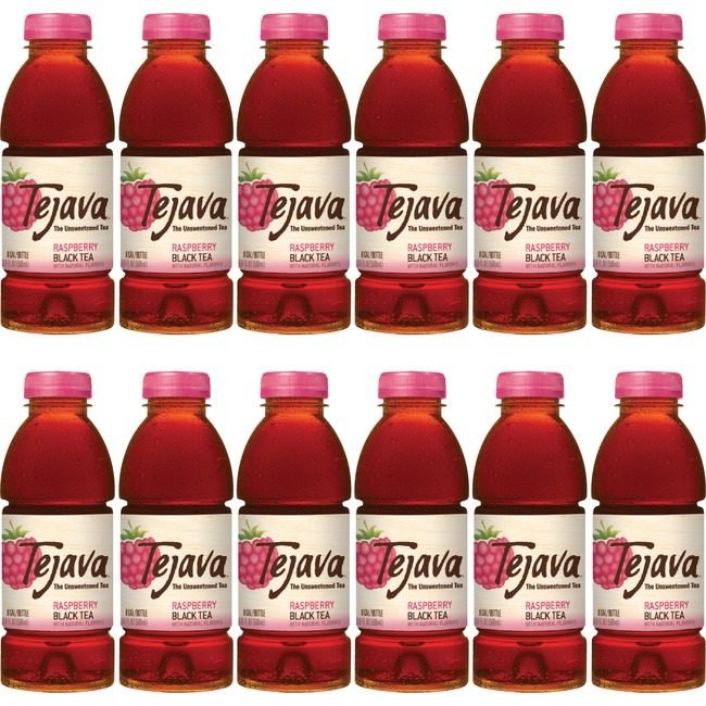 Crystal Geyser Water Company Tejava Tea Bottle Rasp 16.9OZ CWG40160PL