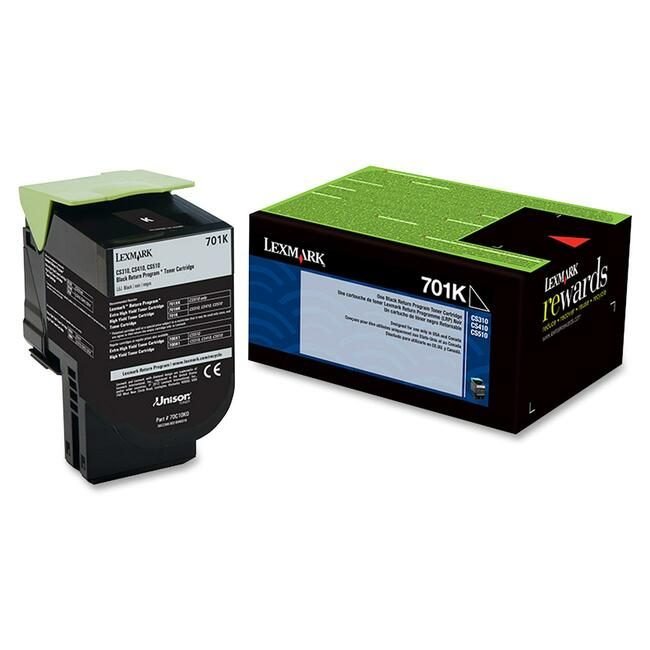 Lexmark International Crtdg Tnr Rtn P Black 701K LEX70C10K0