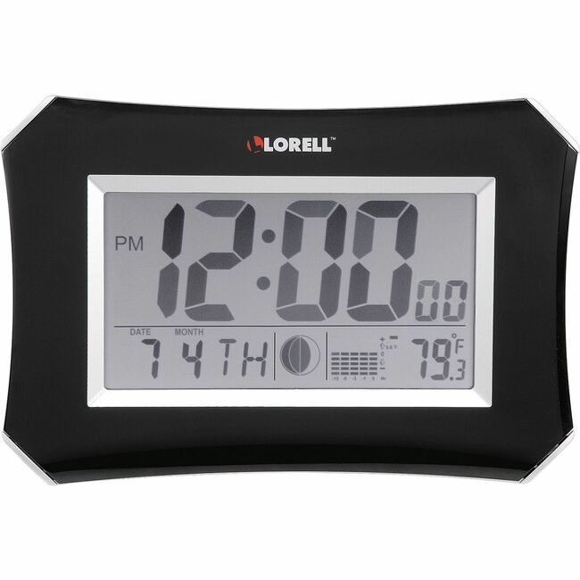 Lorell Clock Wall/Alarm Lcd 10" LLR60998