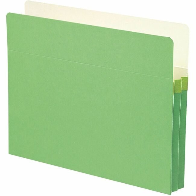 Smead Manufacturing Co. Pocket Letter EXP 1.75 Green SMD73216