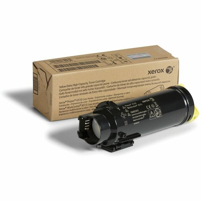 Xerox Corporation Toner Xhi Cap Yellow 6510/15 XER106R03692