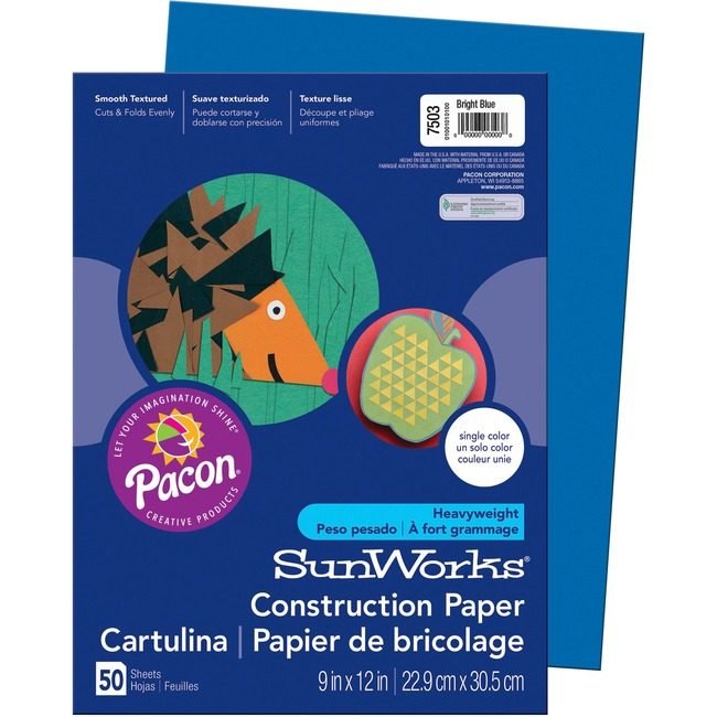 Pacon Corporation Paper Cnst 9X12 50 Pack Bbe PAC7503