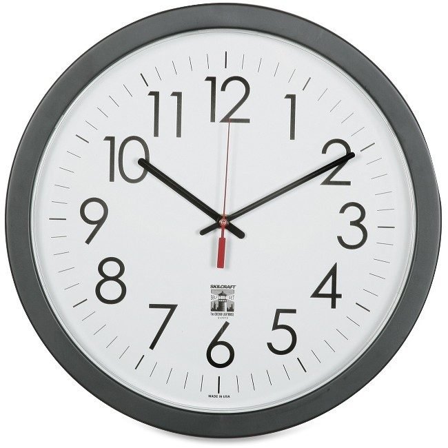 Varies / verify SKU SKU-LEVEL VERIFICATION REQUIRED Clock Wall Self-Set Black 14.5 NSN6238823