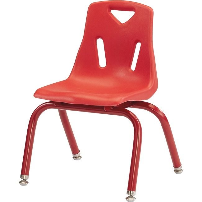Jonti-Craft, Inc. Chair Stack Powder 16"H Red JNT8126JC1008