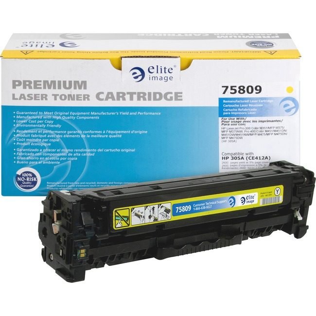 Elite Image Crtdg HP CE412A Yw 2.6K ELI75809
