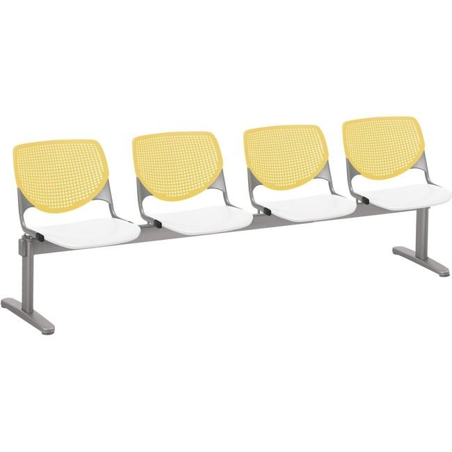 KFI Seating Beamseat 4SEAT Yel/White KFI2300BEAM4128