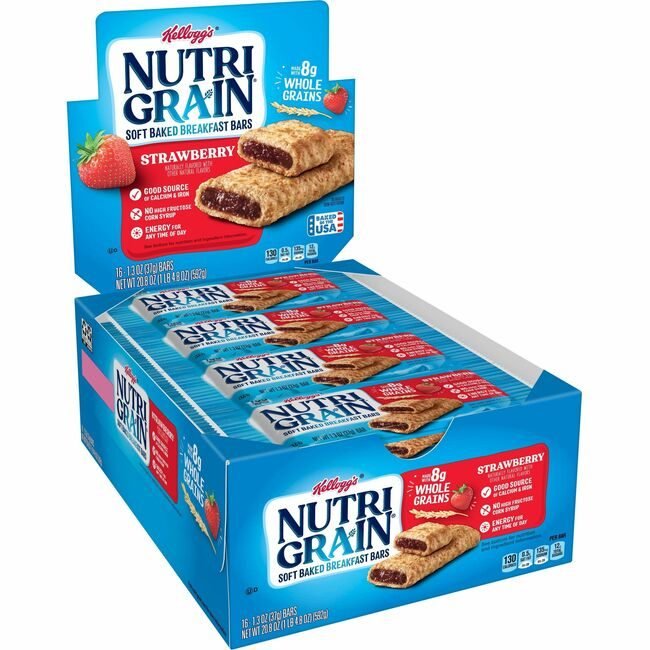 Kellanova Kellogg's Bar Cereal Strwbry Nutrigrn KEB35945