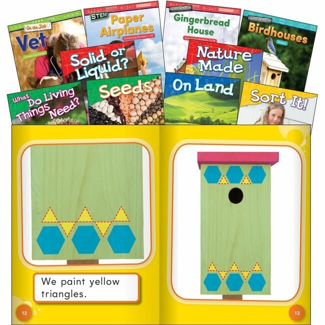 Teacher Created Materials / Shell Education Set Book Stem Gr-K 10-BOOKS SHL103736