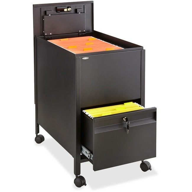 Safco Products File Mobile Letter 25"D Black SAF5364BL