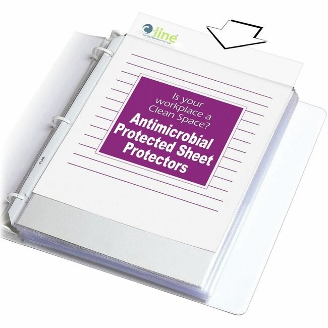 C-Line Products Protector Sheet Antimcrb Clear CLI62033