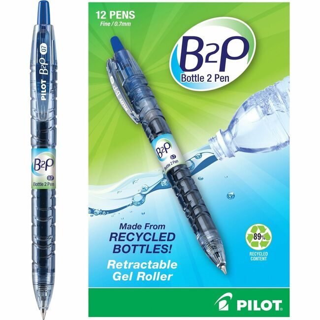 Pilot Corporation of America Pen Gel B2P Fine Clr Brl Be PIL31601