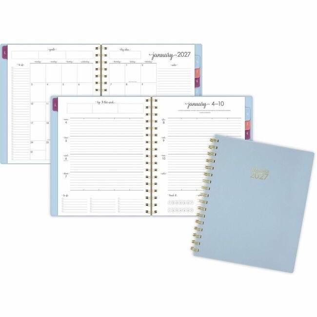 ACCO Brands AT-A-GLANCE Planner Harmony Wm Medium Blue AAG109980538