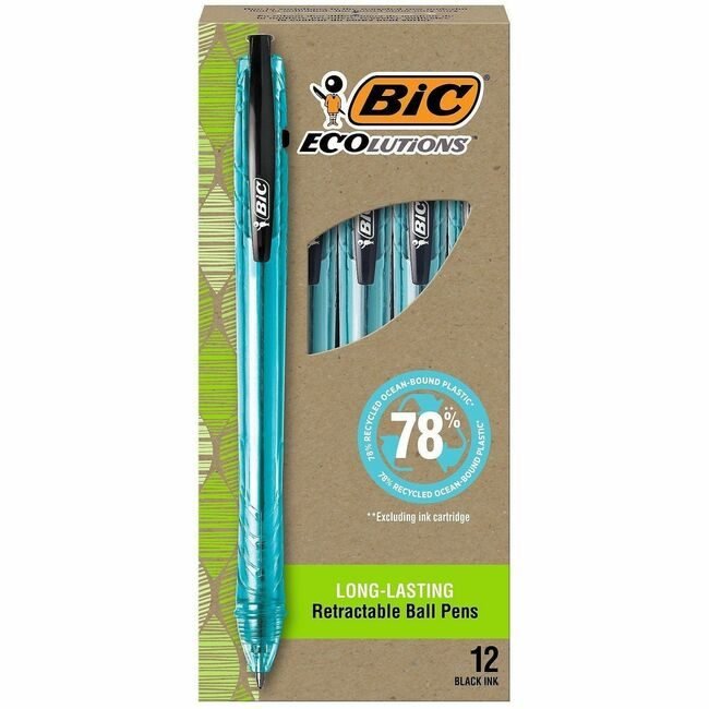 BIC Corporation Pens Ecolution Dzblack BICBPRR11BK