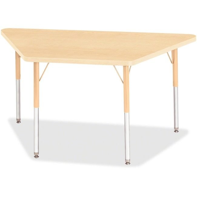 Jonti-Craft, Inc. Table Trapezoid 24X48 Maple JNT6438JCA251