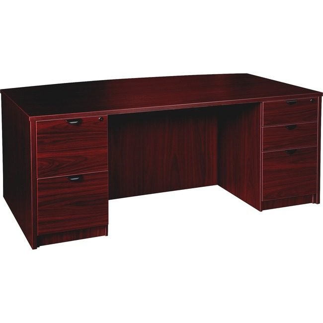 Lorell Desk Double Ped 42X72 My LLRPD4272DPMY
