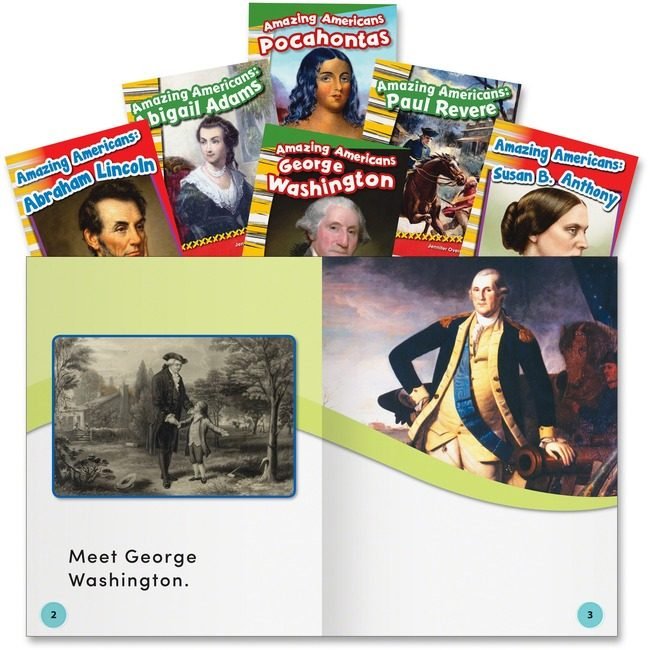 Teacher Created Materials / Shell Education Book Amazing Americans 6SET SHL20602