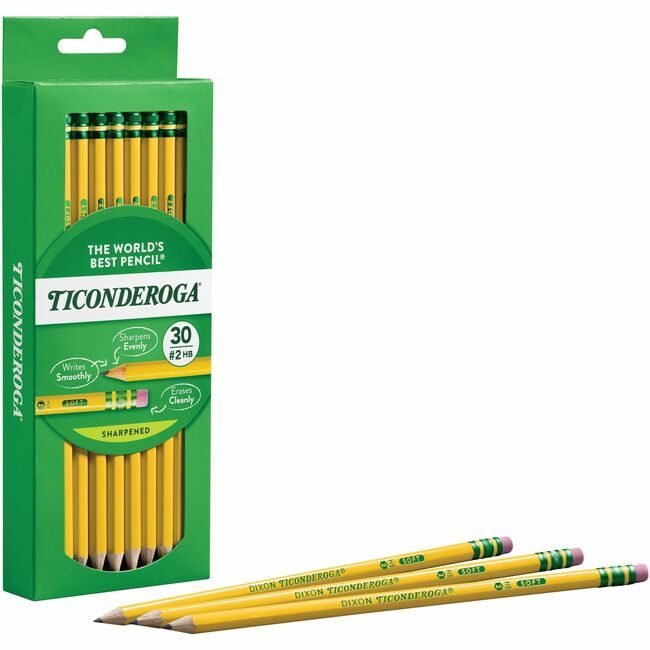Dixon / Ticonderoga Dixon Ticonderoga Company / Pencil Wood #2 Preshrp 30 Count DIX13830