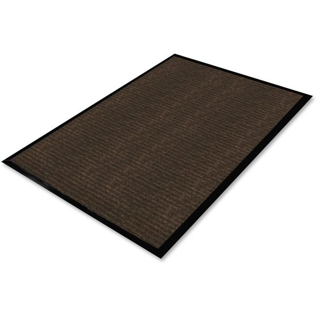 Genuine Joe Mat Rib Dual Chocolate 3X5 GJO02400
