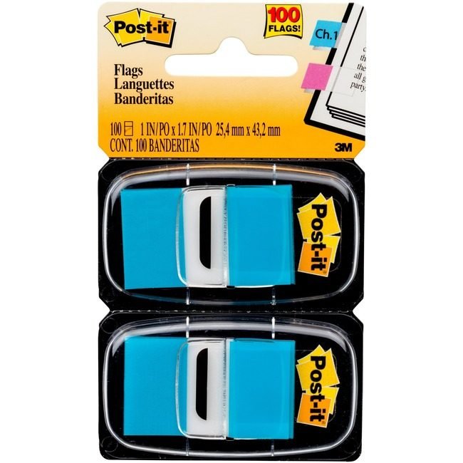3M Company Flags Post-It 1" 100 Count Bbe MMM680-BB2
