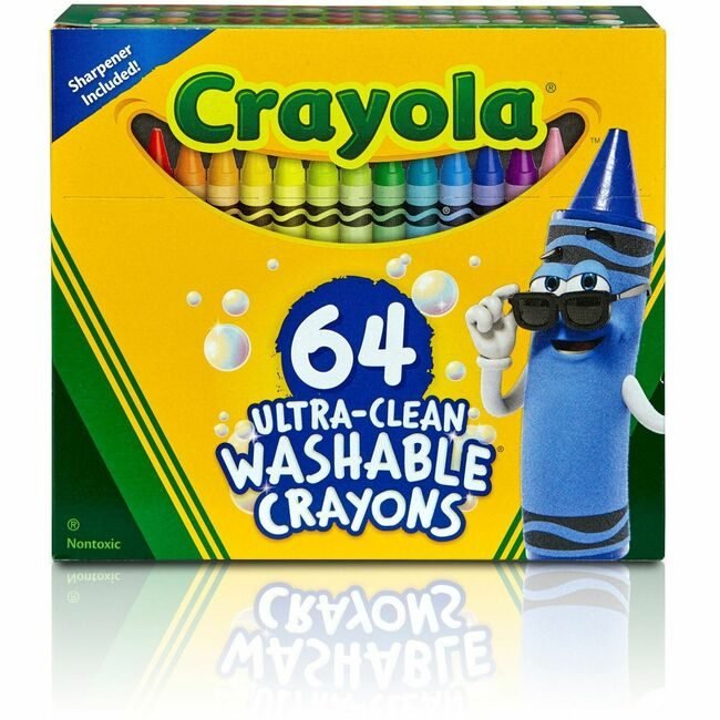 Crayola LLC Crayons Washable 64 Count CYO523287