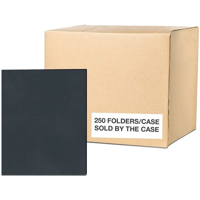 Roaring Spring Paper Products Folder 2PKT Embossed Black ROA50119CS