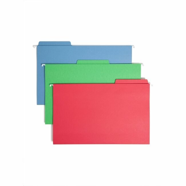Smead Manufacturing Co. Folder Hanging Legal 1/3 Assorted SMD64153