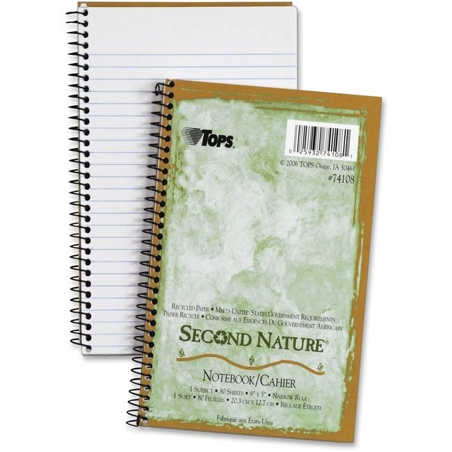 TOPS Products Notebook Wrbnd 8X5 TOP74108