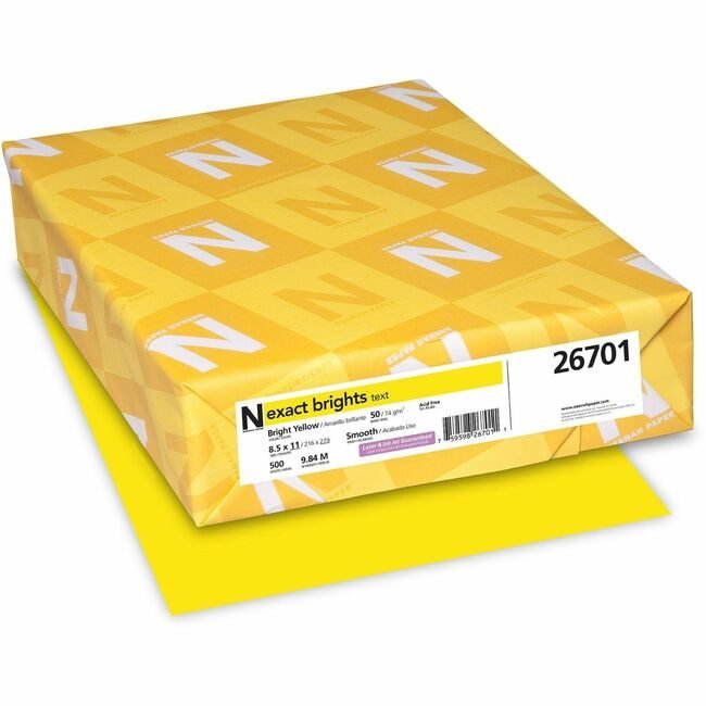 Neenah Paper, Inc. Astrobrights Brites Exact 500SH Yw WAU26701
