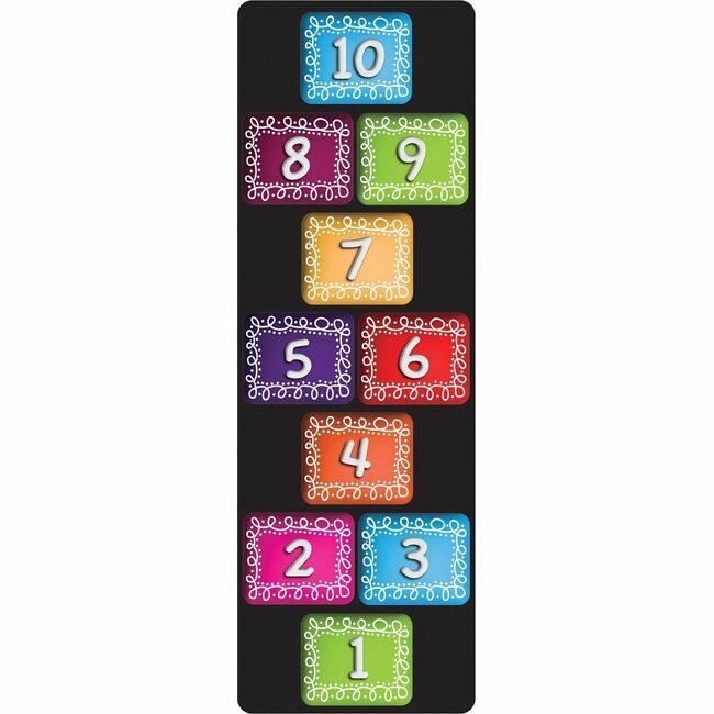 Ashley Productions Runner Mat Chalk Numbers ASH91400