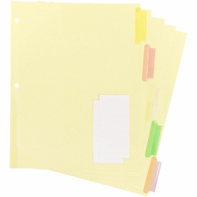 Business Source Divider Insert 5-TAB Multi BSN36692BX