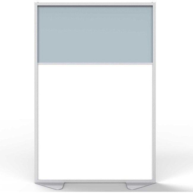 Ghent Manufacturing Partition Aluminum 54X48 Slvr GHEMP5448208F