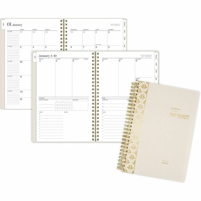 ACCO Brands AT-A-GLANCE Planner Ws Wm 5X8 Champagne AAG160620044