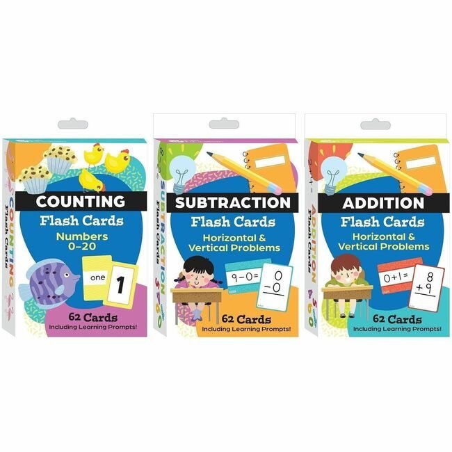 Teacher Created Materials / Shell Education Cards Flash Math 3 BX SHL155912