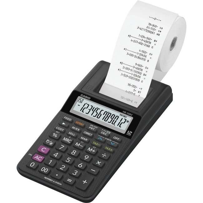 Casio Calc Printng 12 DIGIT CSOHR-10RC
