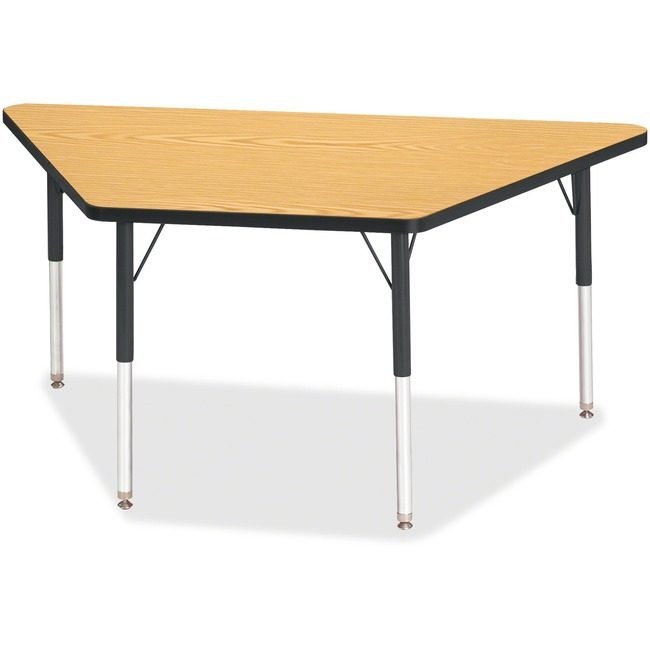 Jonti-Craft, Inc. Table Trapezoid 30X60 Ok/Bk JNT6443JCA210