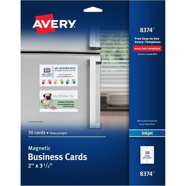 Avery Products Corporation Magnet Bizcrd Ij We 10UP AVE08374
