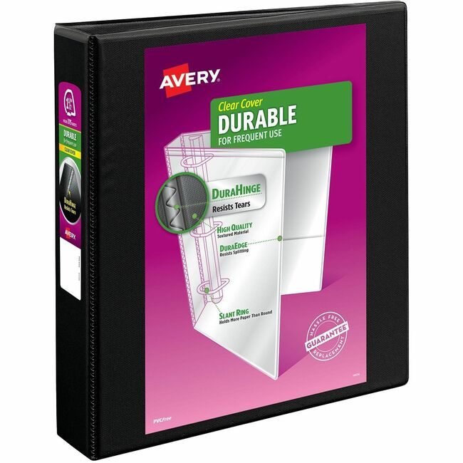 Avery Products Corporation Binder Dura Vw Ezd 1.5" Black AVE09400