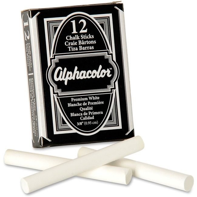 ACCO Brands Quartet Chalk ALPHA12/PK We QRT314005